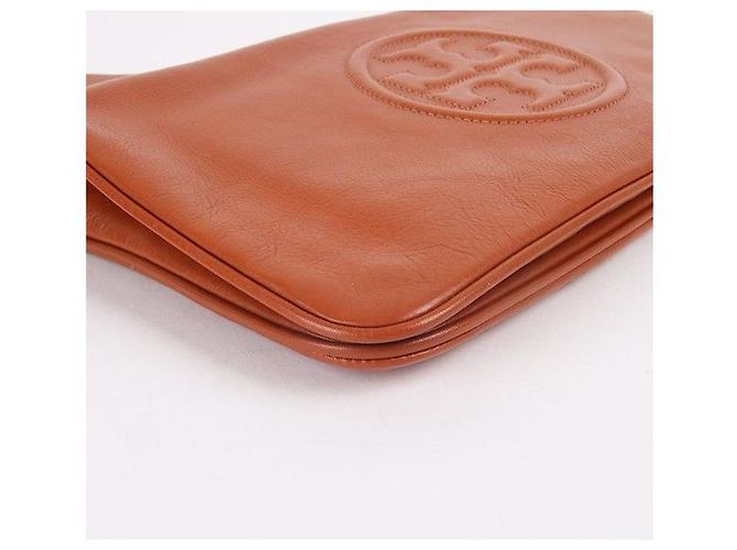 Tory Burch Amanda Brown Clutch Schultertasche Braun - Ansicht 9