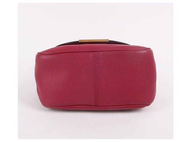 Fendi Borsa a tracolla quadrata in pelle rosa Rosso - vista 3