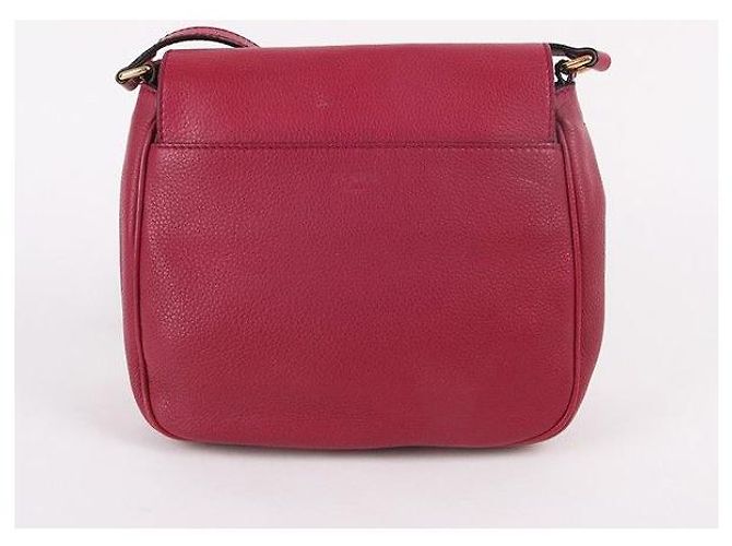 Fendi Borsa a tracolla quadrata in pelle rosa Rosso - vista 9