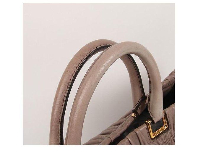 Prada Grande Borsa in Pelle Gaufre per Donne Marrone - vista 2