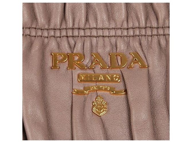 Prada Grande Borsa in Pelle Gaufre per Donne Marrone - vista 3