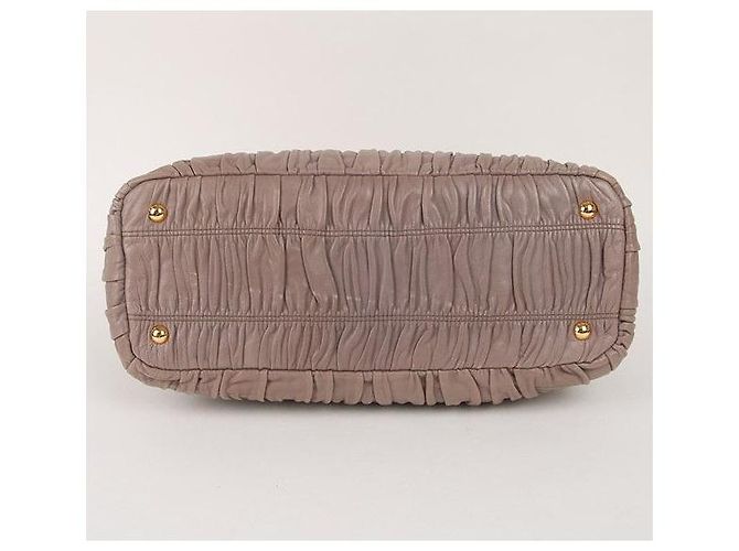 Prada Grande Borsa in Pelle Gaufre per Donne Marrone - vista 8