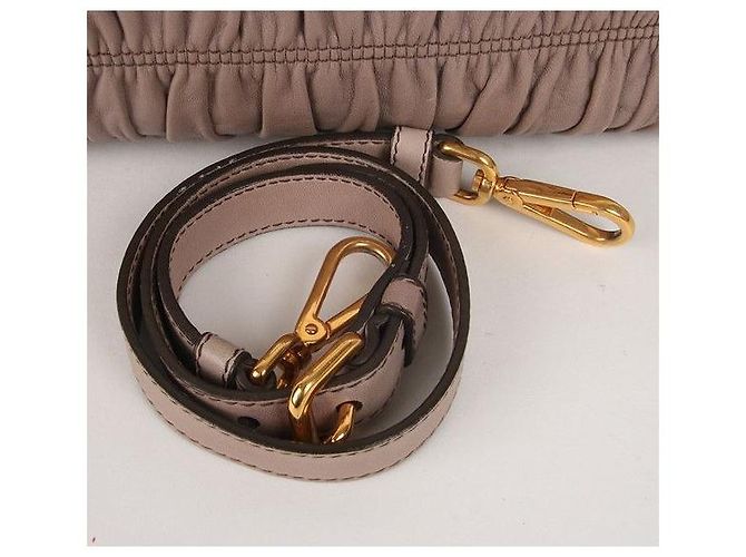 Prada Grande Borsa in Pelle Gaufre per Donne Marrone - vista 9