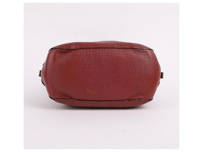 Burberry Große Goldplattierte Orchard-Tote-Tasche Rot - Ansicht 2