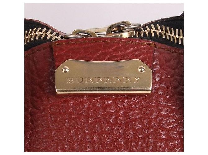 Burberry Große Goldplattierte Orchard-Tote-Tasche Rot - Ansicht 3