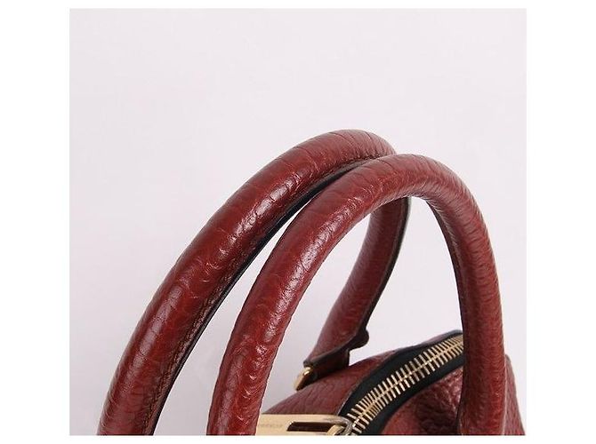 Burberry Große Goldplattierte Orchard-Tote-Tasche Rot - Ansicht 6