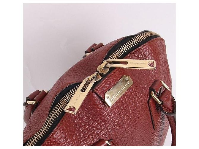 Burberry Große Goldplattierte Orchard-Tote-Tasche Rot - Ansicht 9