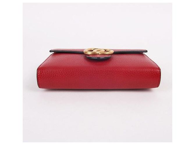 Gucci Borsa a tracolla GG Marmont rossa WOC Rosso - vista 4