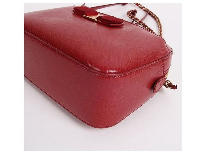 Salvatore Ferragamo Ferragamo Lydia Mini Crossbody Rossa Rosso - vista 2