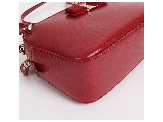 Salvatore Ferragamo Ferragamo Lydia Mini Crossbody Rossa Rosso - vista 5