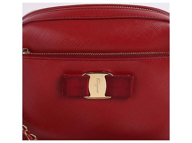 Salvatore Ferragamo Ferragamo Lydia Mini Crossbody Rossa Rosso - vista 7