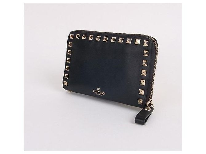 Valentino Rockstud Black Women's Wallet - view 2