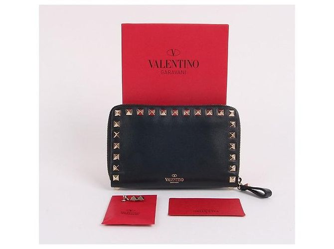Valentino Rockstud Black Women's Wallet - view 3