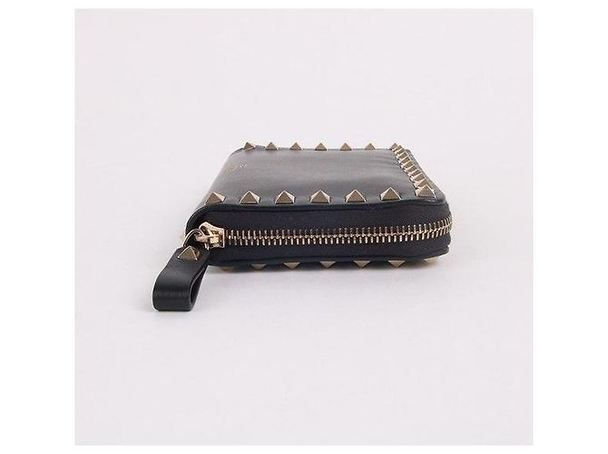 Valentino Rockstud Black Women's Wallet - view 5