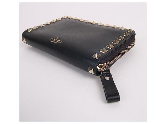 Valentino Rockstud Black Women's Wallet - view 6