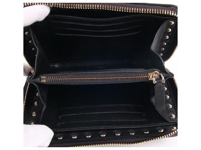 Valentino Rockstud Black Women's Wallet - view 7
