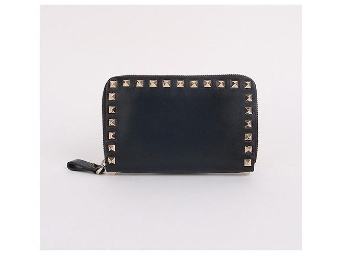 Valentino Rockstud Black Women's Wallet - view 8