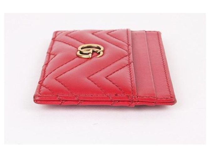 Gucci Tarjetero GG Marmont Rojo Roja - vista 7