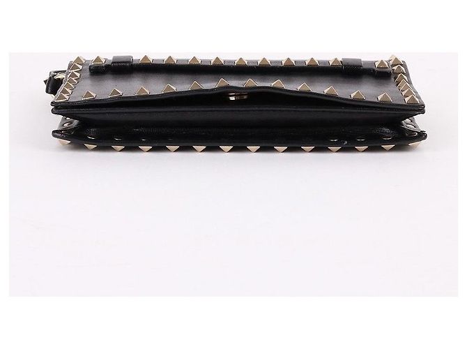 Valentino Borsa clutch nera Rockstud piccola Nero - vista 6