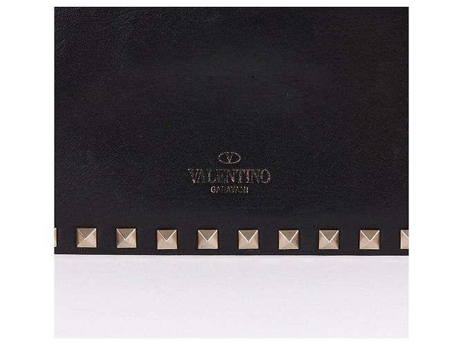 Valentino Borsa clutch nera Rockstud piccola Nero - vista 9