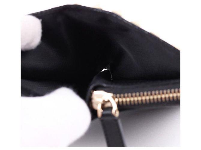 Valentino Rockstud Black Zip Wallet Nero - vista 9