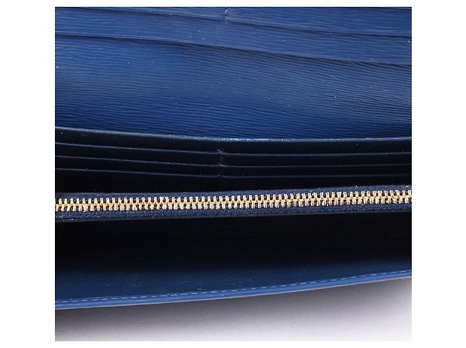 Prada Vitello Move blauer Damen-Langgeldbeutel - Ansicht 9