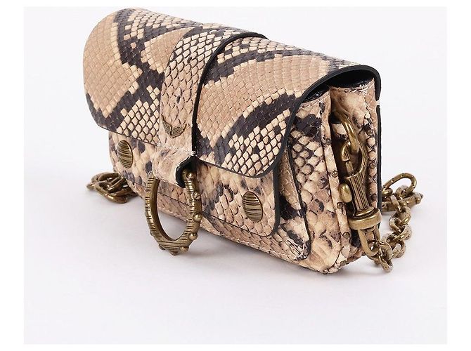 Zadig & Voltaire Borsa a Spalla Kate Mini Chain Marrone - vista 3