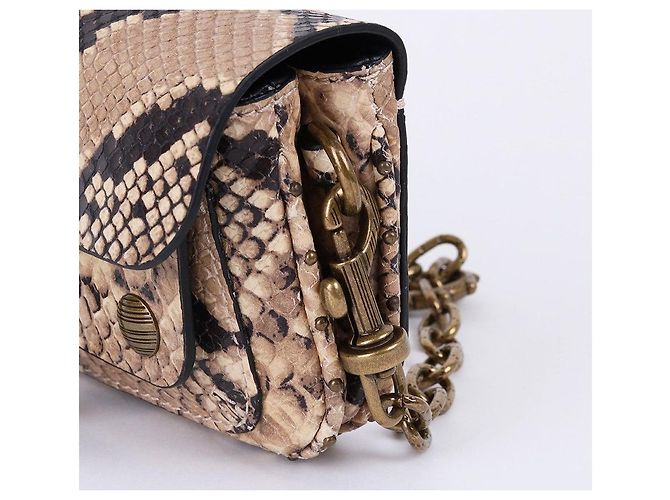 Zadig & Voltaire Borsa a Spalla Kate Mini Chain Marrone - vista 4