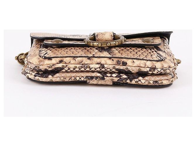 Zadig & Voltaire Borsa a Spalla Kate Mini Chain Marrone - vista 7