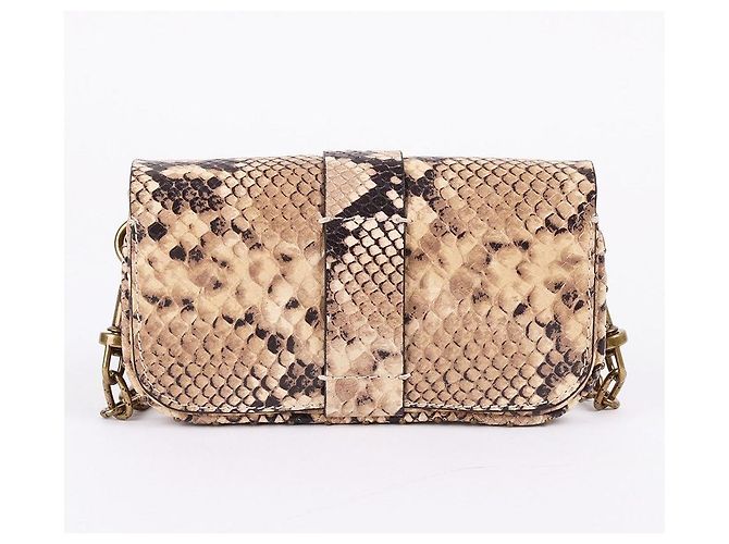 Zadig & Voltaire Borsa a Spalla Kate Mini Chain Marrone - vista 9