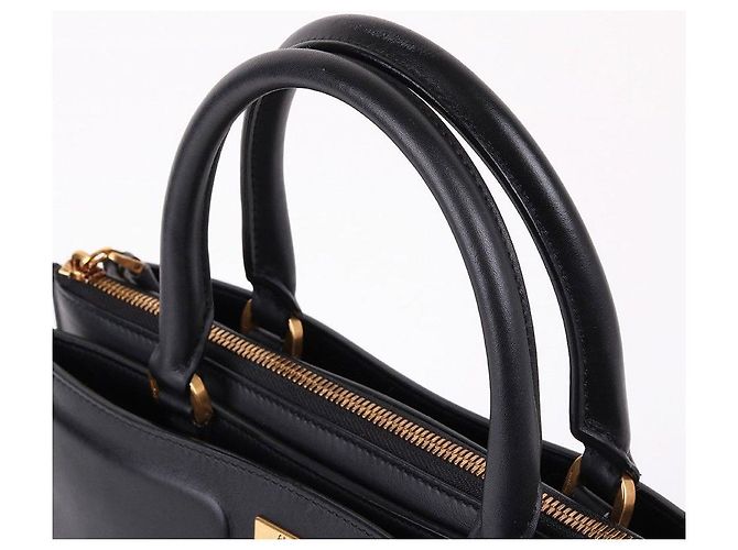 Salvatore Ferragamo Borsa a spalla Gancini a tre pieghe Nero - vista 3