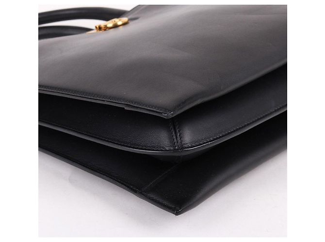 Salvatore Ferragamo Borsa a spalla Gancini a tre pieghe Nero - vista 8