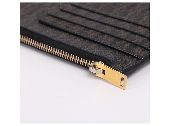 Saint Laurent YSL Muster große Geldbörse Braun - Ansicht 4