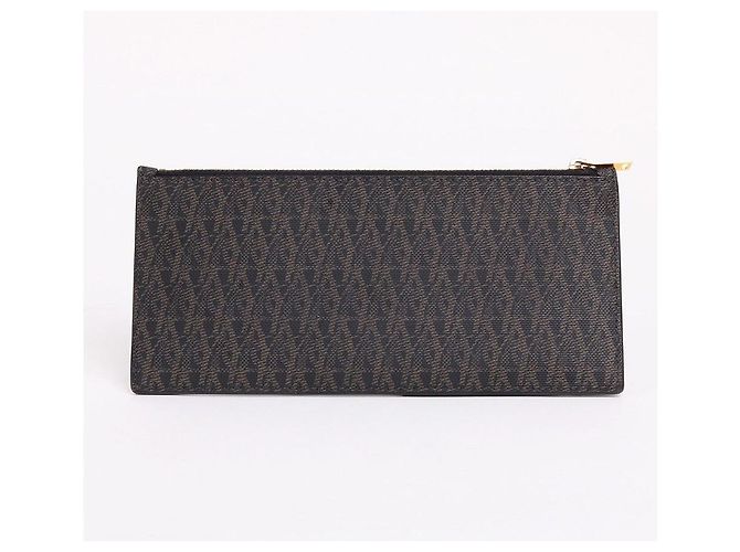 Saint Laurent YSL Muster große Geldbörse Braun - Ansicht 8