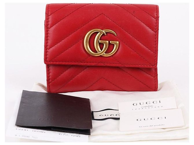 Gucci Cartera GG Marmont Matelassé Roja - vista 10