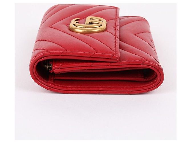 Gucci Cartera GG Marmont Matelassé Roja - vista 3