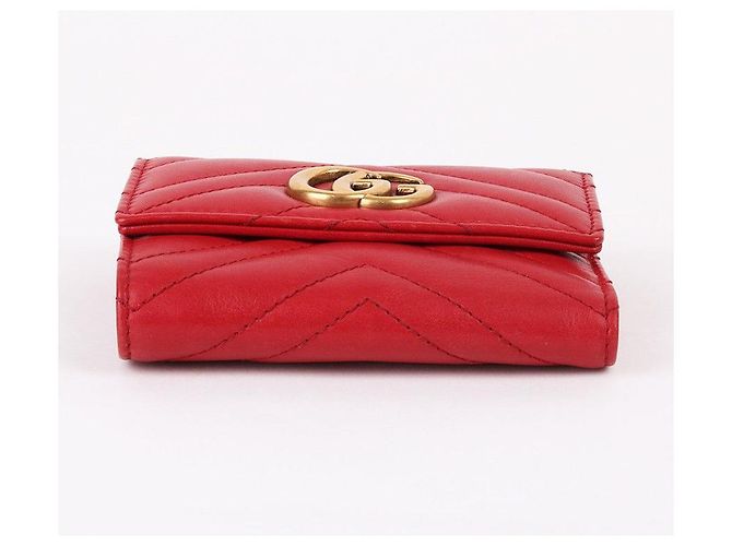 Gucci Cartera GG Marmont Matelassé Roja - vista 4