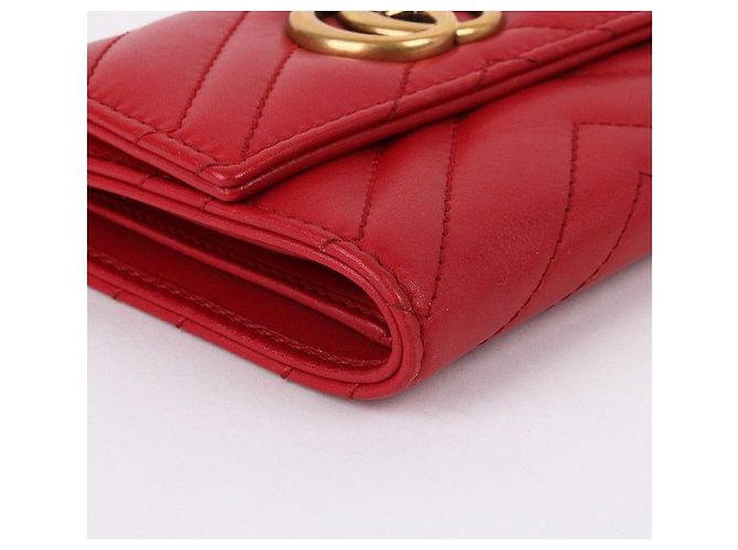 Gucci Cartera GG Marmont Matelassé Roja - vista 5