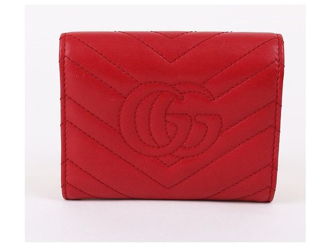Gucci Cartera GG Marmont Matelassé Roja - vista 6