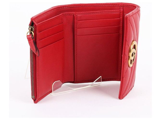 Gucci Cartera GG Marmont Matelassé Roja - vista 7