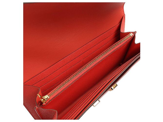 Hermès Constance Langer Geldbeutel Rose Jaipur Epsom Goldbeschläge Golden - Ansicht 4