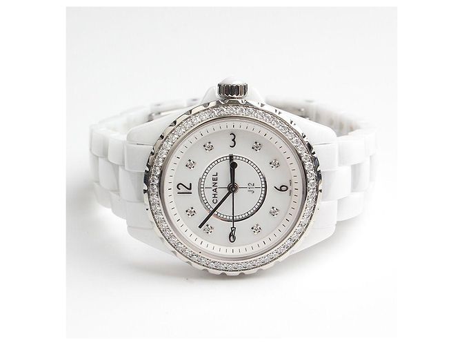 J12 Chanel Diamond White Uhr Weiß - Ansicht 2