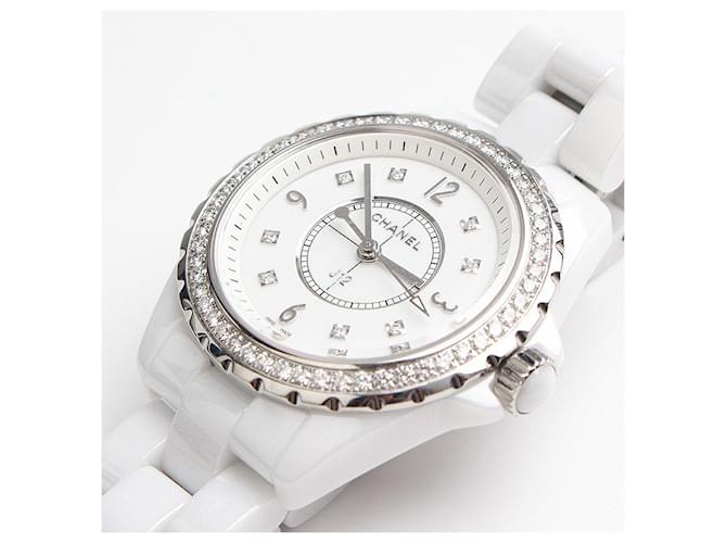 J12 Chanel Diamond White Uhr Weiß - Ansicht 4
