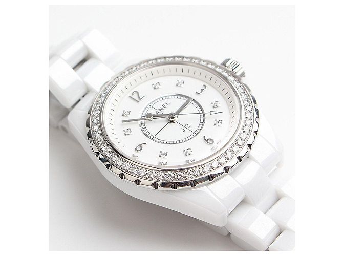 J12 Chanel Diamond White Uhr Weiß - Ansicht 5