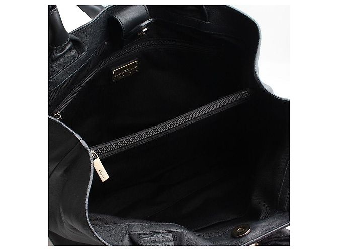 Salvatore Ferragamo Schwarze Vara Leder Tragetasche - Ansicht 5