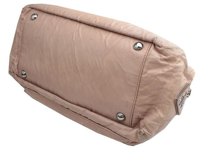 Prada Beige Silber Schultertasche - Ansicht 4