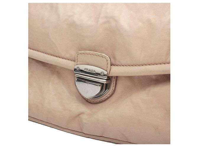 Prada Beige Silber Schultertasche - Ansicht 6
