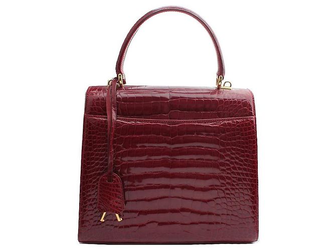 Gucci Borsa Tote e a Spalla Wani Bordeaux Rosso - vista 3