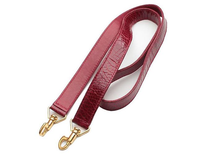 Gucci Borsa Tote e a Spalla Wani Bordeaux Rosso - vista 6