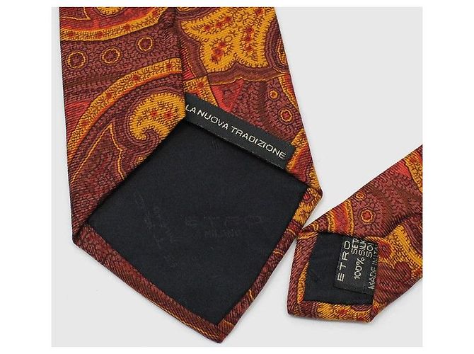 Etro Silk Paisley Tie Multiple colors - view 6